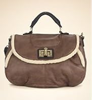 Limited Collection Shearling Top Handle Bag