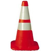 Orange Cone with Reflector, 28"