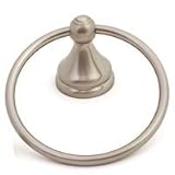 Venetian Towel Ring, Brushed Nickel