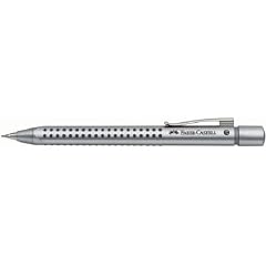 Faber-Castell 131211 Druckbleistift Grip 2011, St�rke: 0,7 mm, H�rtegrad: B, Schaftfarbe: silber