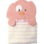 Spunky Puppy Dog Baby Blanket - Pink