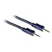 C2G 40603 Velocity 3.5mm M/M Stereo Audio Cable, Aux Cable, Blue (12 Feet, 3.65 Meters)
