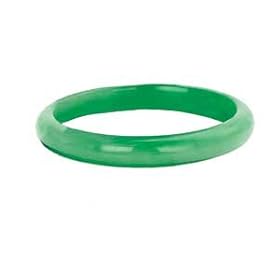 Green Jade Slip On Bangle by Jade Birthstones