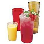 Cambro Colorware Tumbler, Iced Tea, 16 oz. Clear, 24 per case, 24/CA