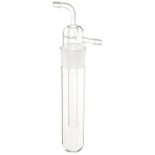 Chemglass CG-4515-20 Complete Serrated Hose Connection Vacuum Trap with 55/50 Joint, 60mm OD x 300mm Overall Length