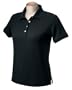 Chestnut Hill Women's Performance Plus Polo Shirt, black, medium