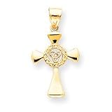 14k Celtic Cross Pendant - Measures 21x15mm - JewelryWeb