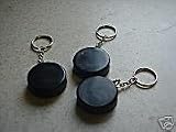 3 Ice Hockey Mini Puck Keychains - GREAT GIFT