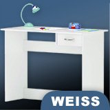 Produkt-Bild: Computertisch JUNIOR wei&szlig;