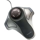 Kensington Orbit Optical Trackball - Trackball - optical - 2 button(s) - wired - PS/2, USB - black, metallic silver