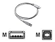HP Hi-Speed USB Cable a-b 6' Q6264A