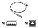 HP Hi-Speed USB Cable a-b 6' Q6264A
