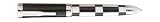Conklin Jockey Club Midnight Black/White Ballpoint Pen - JC04BP