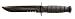 Ka-Bar Short Fixed Blade Knife, Black