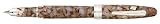 Conklin Cushion Point Mocha Marble Medium Point Fountain Pen - CP01-2