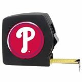 MLB Philadelphia Phillies 25' Black Tape Measure