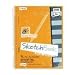 Academie Wirebound Sketch Book, 11 x 8-1/2 Inches, 70 Sheets (54404)