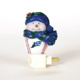 Tampa Bay Devil Rays 5" Snowman Night Light - MLB Baseball