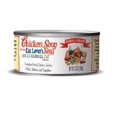 Chicken Soup for the Cat Lover's Soul Canned Cat Food for Adult Cat, Hairball Chicken Flavor (Pack of 24 5.5 Ounce Cans)