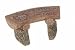 612255 Garden Bench Resin 11 x 6in Set of 2 Assorted Sayings