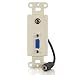 Cables To Go 37092 Decorative HD15 VGA + 3.5mm Insert (Ivory)