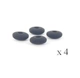 Earphones Plus brand Replacement foam pads / ear cushions for stereo earphones, earbuds (8 pairs)