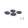 Earphones Plus brand Replacement foam pads / ear cushions for stereo earphones, earbuds (8 pairs)