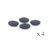 Earphones Plus brand Replacement foam pads / ear cushions for stereo earphones, earbuds (8 pairs)