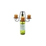 21ocohLQN7L. SL160  Verona Triple Pillar Wine Bottle Candelabra