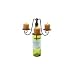 Triple Votive Wine Bottle Candelabra