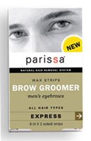 Parissa Brow Groomer Express Wax Strips for Men, Men's Eyebrows - 8 ea, 8 Pack
