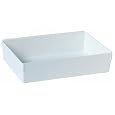 Rubbermaid #2916-00WHT 9x6x2 White Drw Organizer