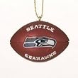 Seattle Seahawks 1.75" Resin Football Christmas Ornament - NFL Football