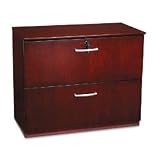 Napoli Series Two-Drawer Lateral File, Sierra Cherry, 36w x 19d x 29-1/2h (TIFVLFCRY)