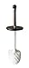 YoYo Moon Bronze Toilet Brush for Tall Toilet Bowl with Lid Brush Holder