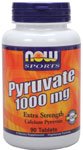Pyruvate 1000mg by NOW Foods - (90 Tablets)