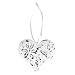 Decorative Hanging Butterfly Heart