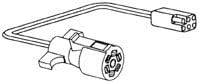 Rv Pigtails Inc. 7-6 Way 42" Pigtail Yellow Forest River Rockwood 40046