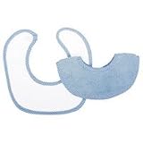 Bumkins Two-Pack Chin Bibs - Blue