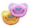 BornFree 2x Pacifiers for Day and Night Use 0-6 months BPA FREE