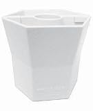 BRELLA VASE - 5 inch Set - Opaque - Cottage White - Patio Umbrella Vase - 4 Pack