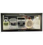 Calvin Klein Variety By Calvin Klein For Men Set-5 Piece Mens Mini Variety With Obsession & Eternity & Euphoria & Ck One & Calvin Klein Man And All Are .5 Oz Edt