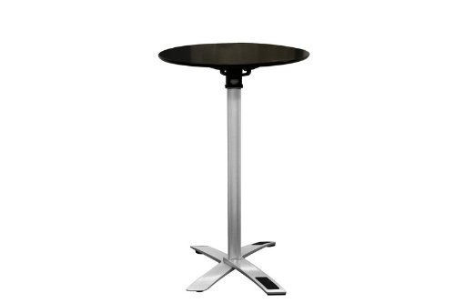 Accenture Black / Silver Folding Event Table Tall Height