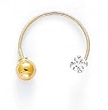 14K Belly Ring CZ - ES-1195