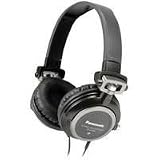 Panasonic RP-DJ600-K DJ-Style Headphones (Black)