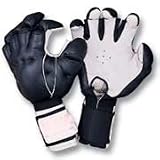 kenpo/bag gloves in leather heavy padded
