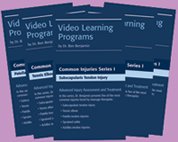 Click here to buy Common Injury Series 5 DVD Set Achilles Tendon, Tennis Elbow, Lateral Ankle Sprains,....