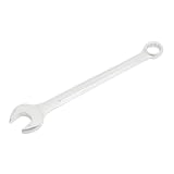uxcell　コンビネーションレンチ　開放端　距離　シルバートーン　組合せスパナ　277mm　鍛造鋼　22mm