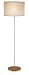 Adesso Horizon Floor Lamp, Steel/Maple