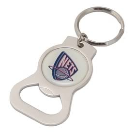 New Jersey Nets Bottle Opener Keychain